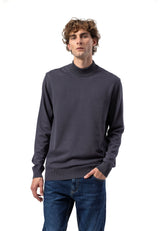 BP201 Pull homme avec col montant – Coupe régulière