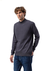 BP201 Pull homme avec col montant – Coupe régulière