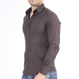 CB-1067 Chemise élégante et brillante pour hommes