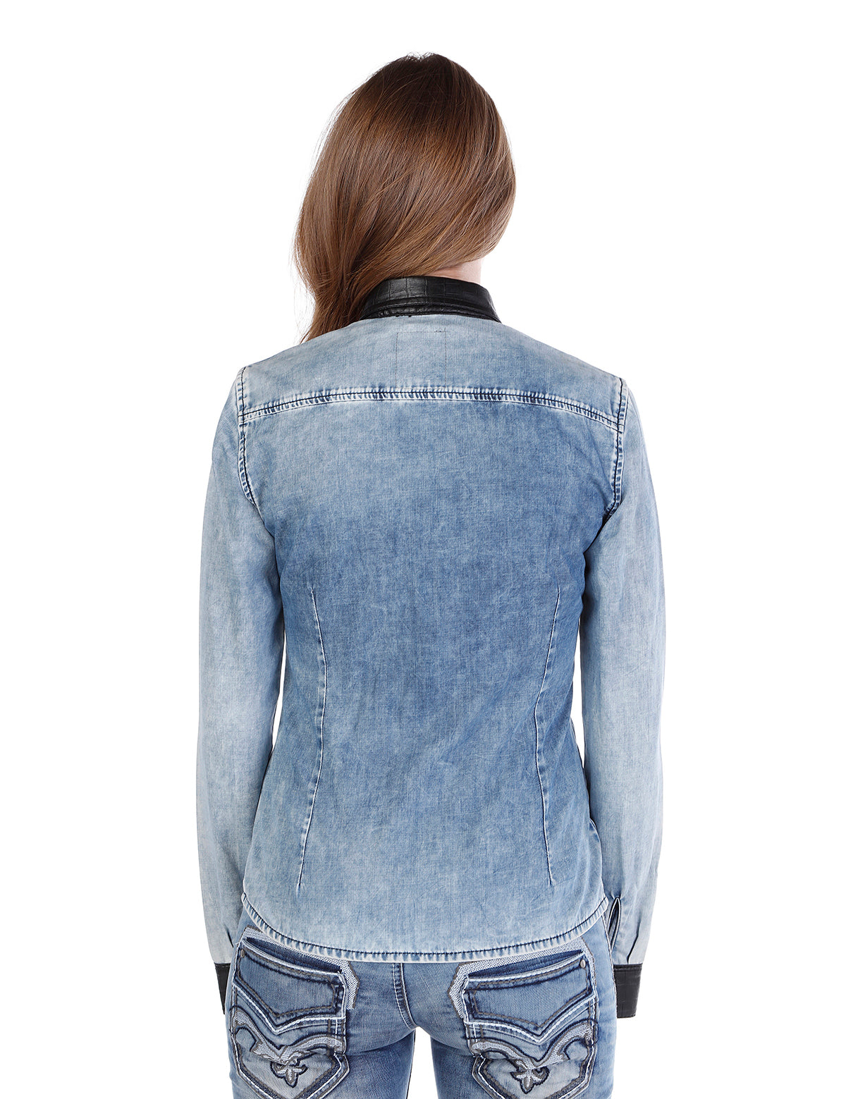 WH100 Camisa tejana para Mujer