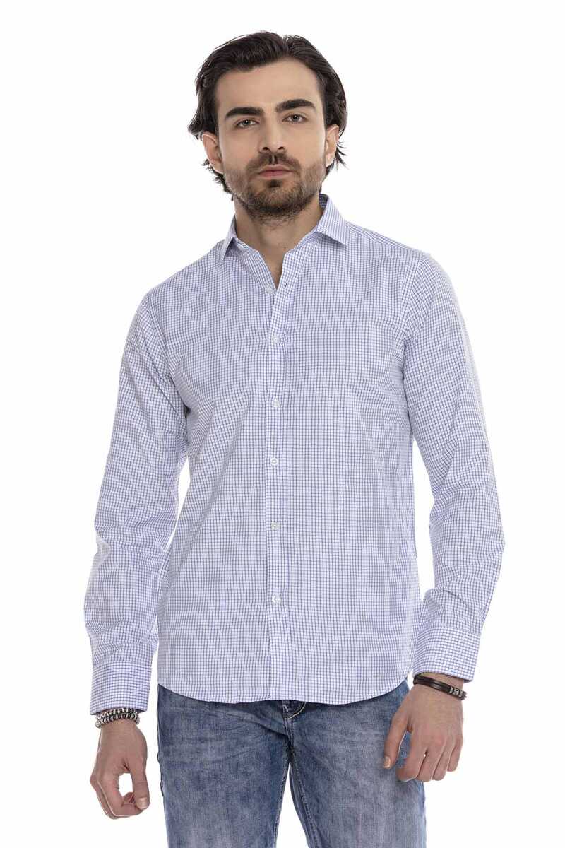 CH176 Camisa de negocios para hombres con un collar clásico de camisa