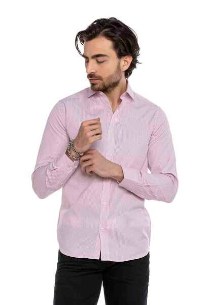 CH181 men's business shirt in a trendy casual look