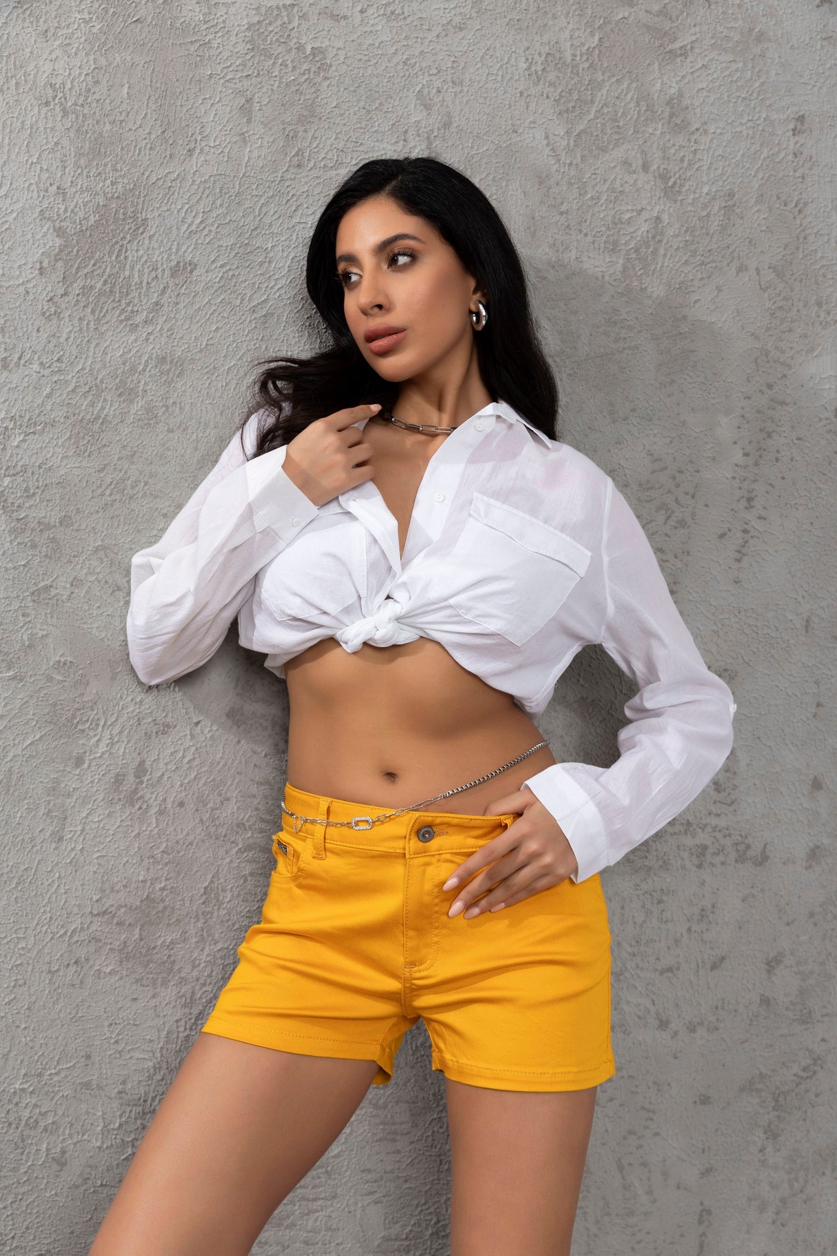 WK195 Shorts de mujer con bolsillos