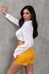 WK195 Shorts de mujer con bolsillos