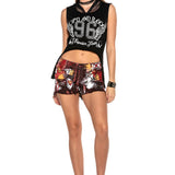 WK160 PANTALONES CORTOS MUJER