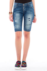 WK153 Capri desgastado para Mujer