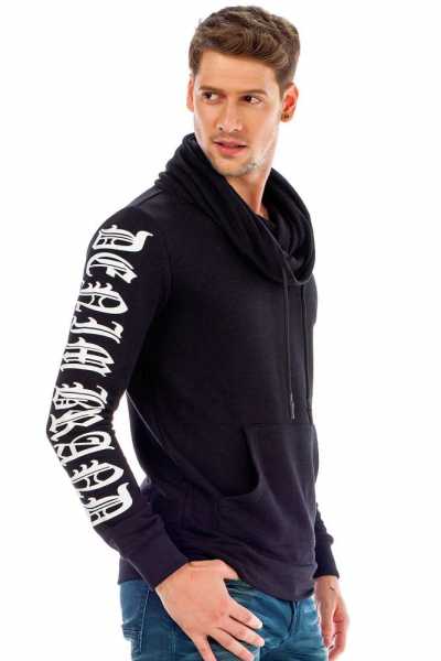 CL304 mannen sweatshirt met een sjaalkraag
