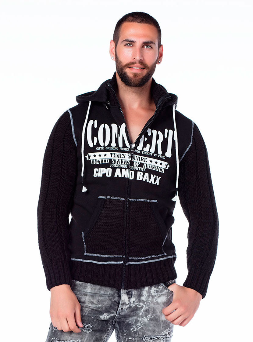 CL188 Zwart Heren Sweatshirt