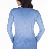 Wl170 Blue Women Blouse Sweatt