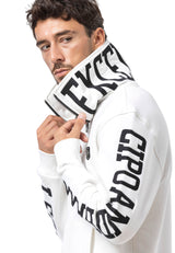 CL605 bluza męska z kołnierzem