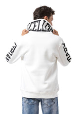 CL605 bluza męska z kołnierzem