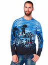 CL202 Blue Herren Sweatshirt