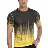 CT630 T-shirt da Uomo con Fantasia alla Moda