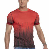 CT630 T-shirt da Uomo con Fantasia alla Moda