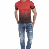 CT630 T-shirt da Uomo con Fantasia alla Moda