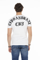 CT573 T-shirt pour homme avec col ronde moderne