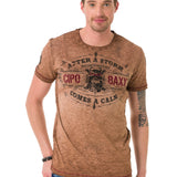 CT703 Herren T-Shirt im vintage Look