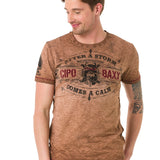 CT703 Herren T-Shirt im vintage Look