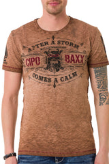 CT703 T-shirt vintage pour homme