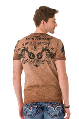 CT703 T-shirt vintage pour homme