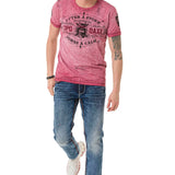 CT703 Herren T-Shirt im vintage Look