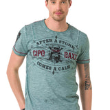 CT703 Herren T-Shirt im vintage Look