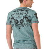 CT703 Herren T-Shirt im vintage Look