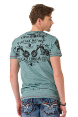 CT703 T-shirt vintage pour homme