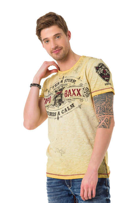 CT703 Herren T-Shirt im vintage Look