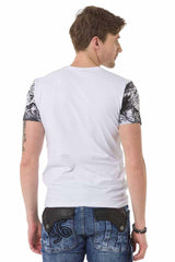 CT701 Men's T-shirt with large lion prints