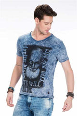 CT408 T-shirt pour hommes avec une excellente impression avant