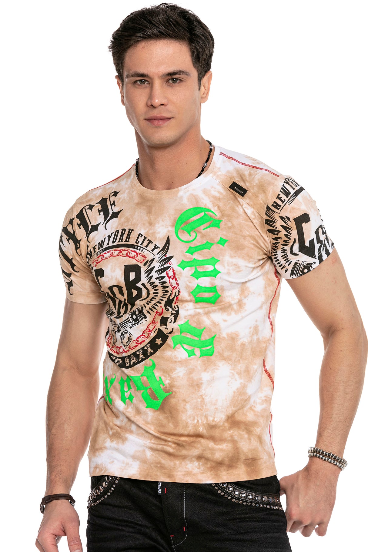 CT615 Camiseta para hombres  en Batik Design