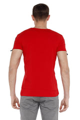 CT366 Camiseta para hombres  con aplicación de diseño