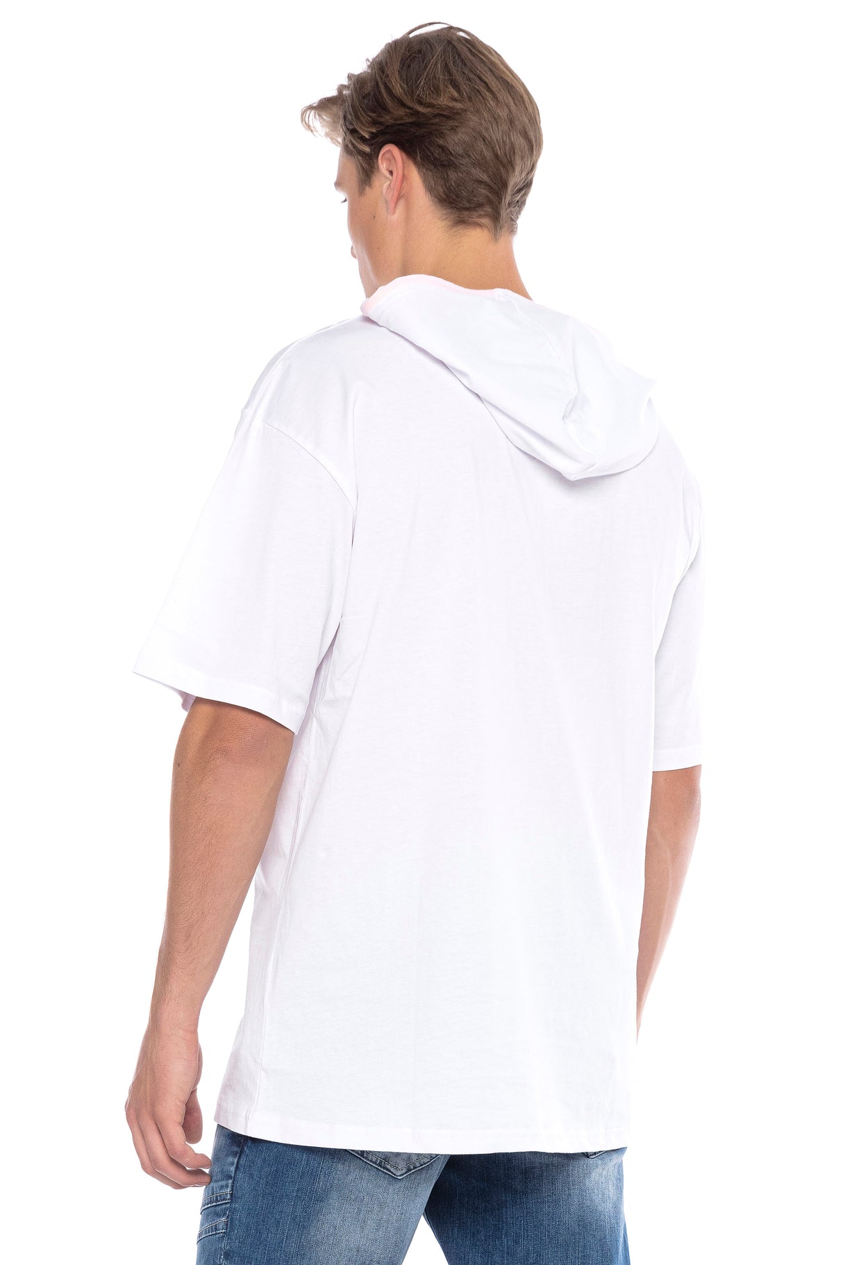 CT588 Camisa con capucha para hombres  con diseño de bolsillos grandes