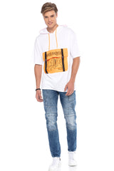 CT588 Camisa con capucha para hombres  con diseño de bolsillos grandes