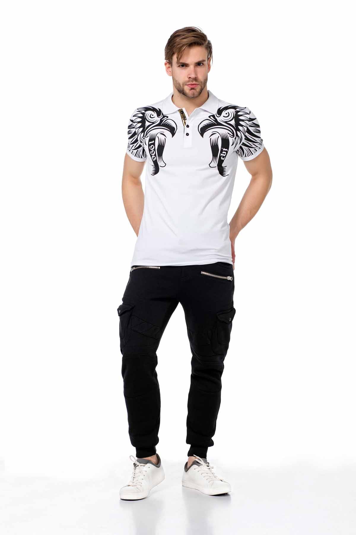  CT403 t-shirt męski z nadrukiem