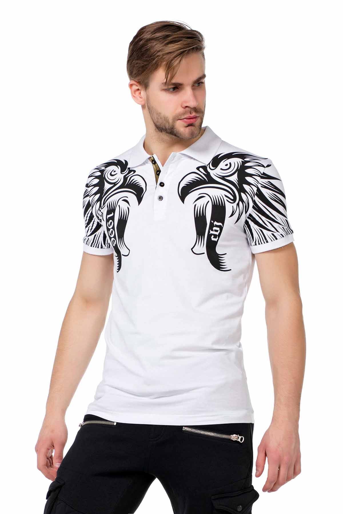  CT403 t-shirt męski z nadrukiem