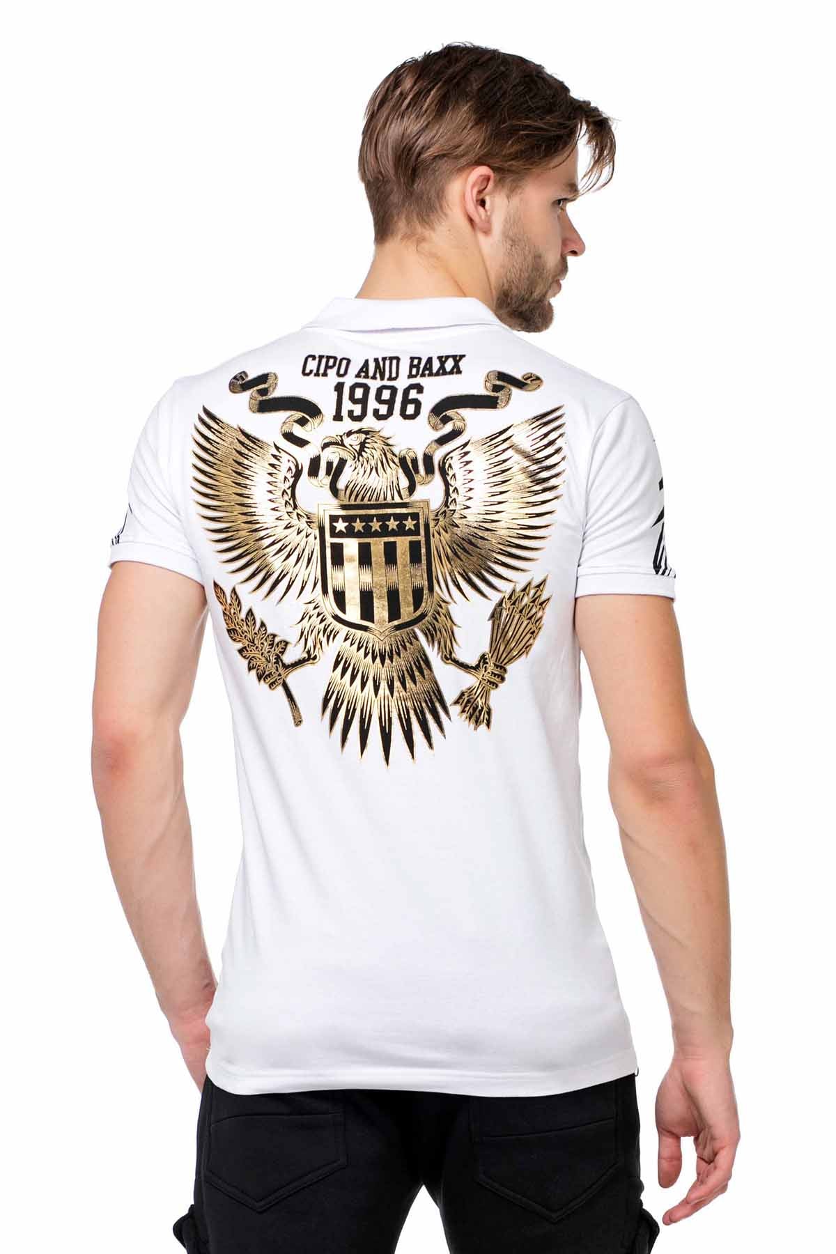  CT403 t-shirt męski z nadrukiem