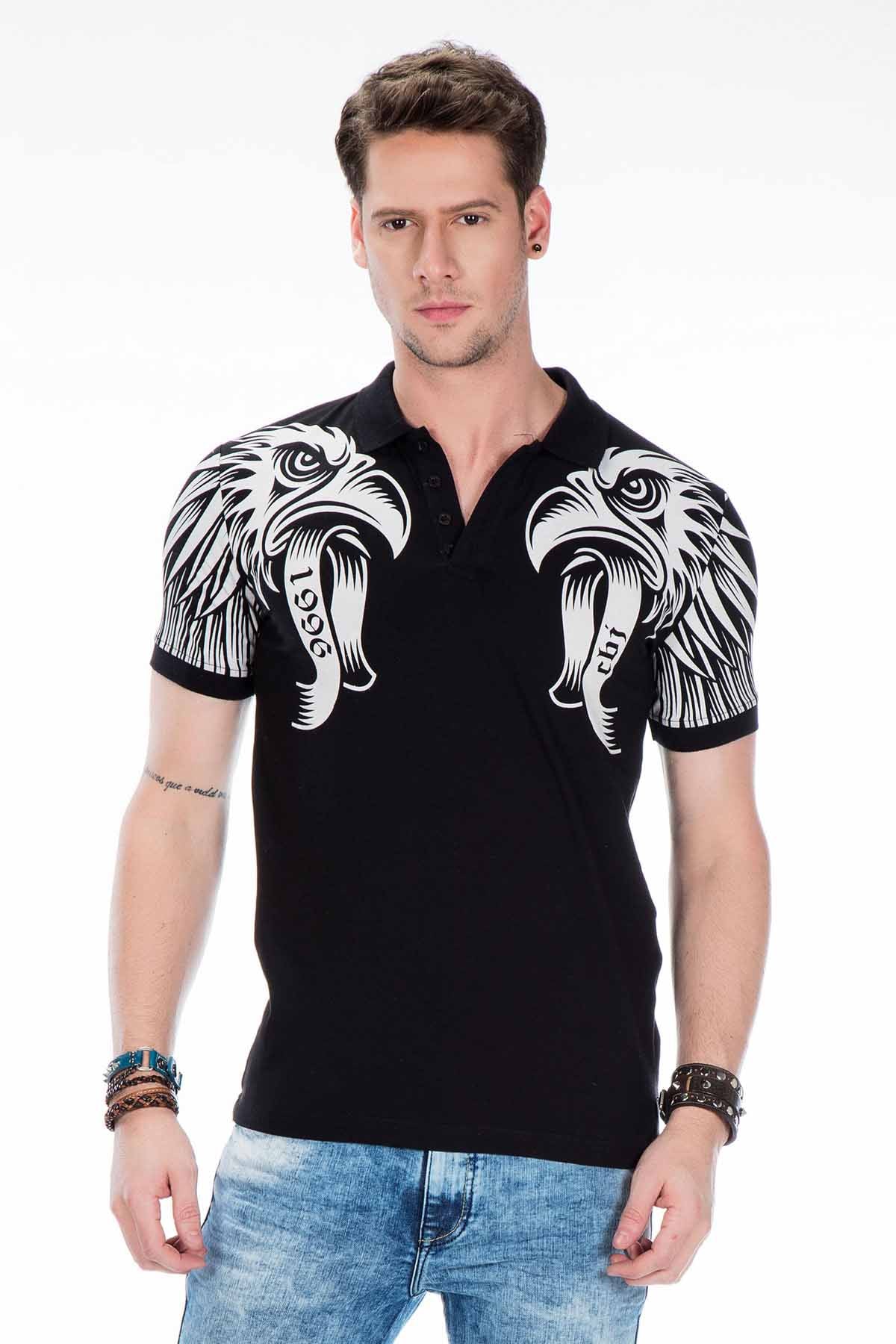  CT403 t-shirt męski z nadrukiem