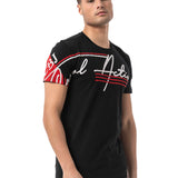 CT796–Uomini T-Shirt con scollo rotondo e design stampato