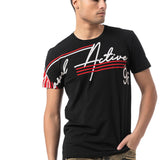 CT796–Uomini T-Shirt con scollo rotondo e design stampato