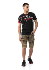 CT796–Herren T-Shirt mit Rundhals und Print-Design