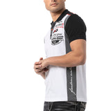 CT799 Herren Polo T-Shirt – Regular Fit mit Print & Applikation