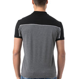 CT803-Herren Polo T-Shirt im Regular Fit mit Print und Applikation