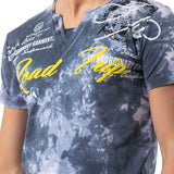 CT804-Heren T-Shirt met print-wassing – Regular Fit