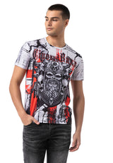 CT819- Men T-Shirt with Round Neck | Regular Fit | Digital Print