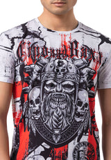 CT819- Men T-Shirt with Round Neck | Regular Fit | Digital Print