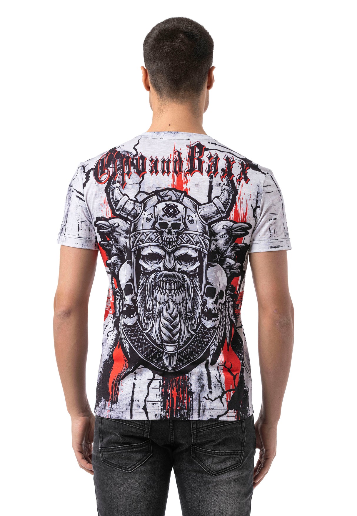 CT819- Men T-Shirt with Round Neck | Regular Fit | Digital Print