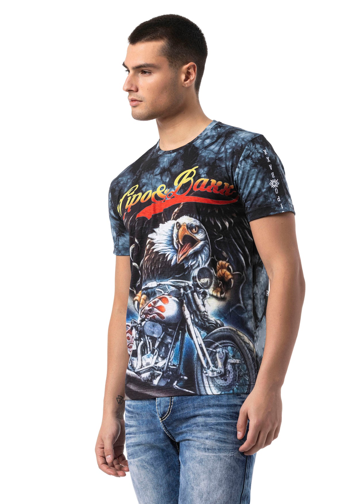 CT821- Herren T-Shirt mit Rundhals | Regular Fit | Digitaldruck