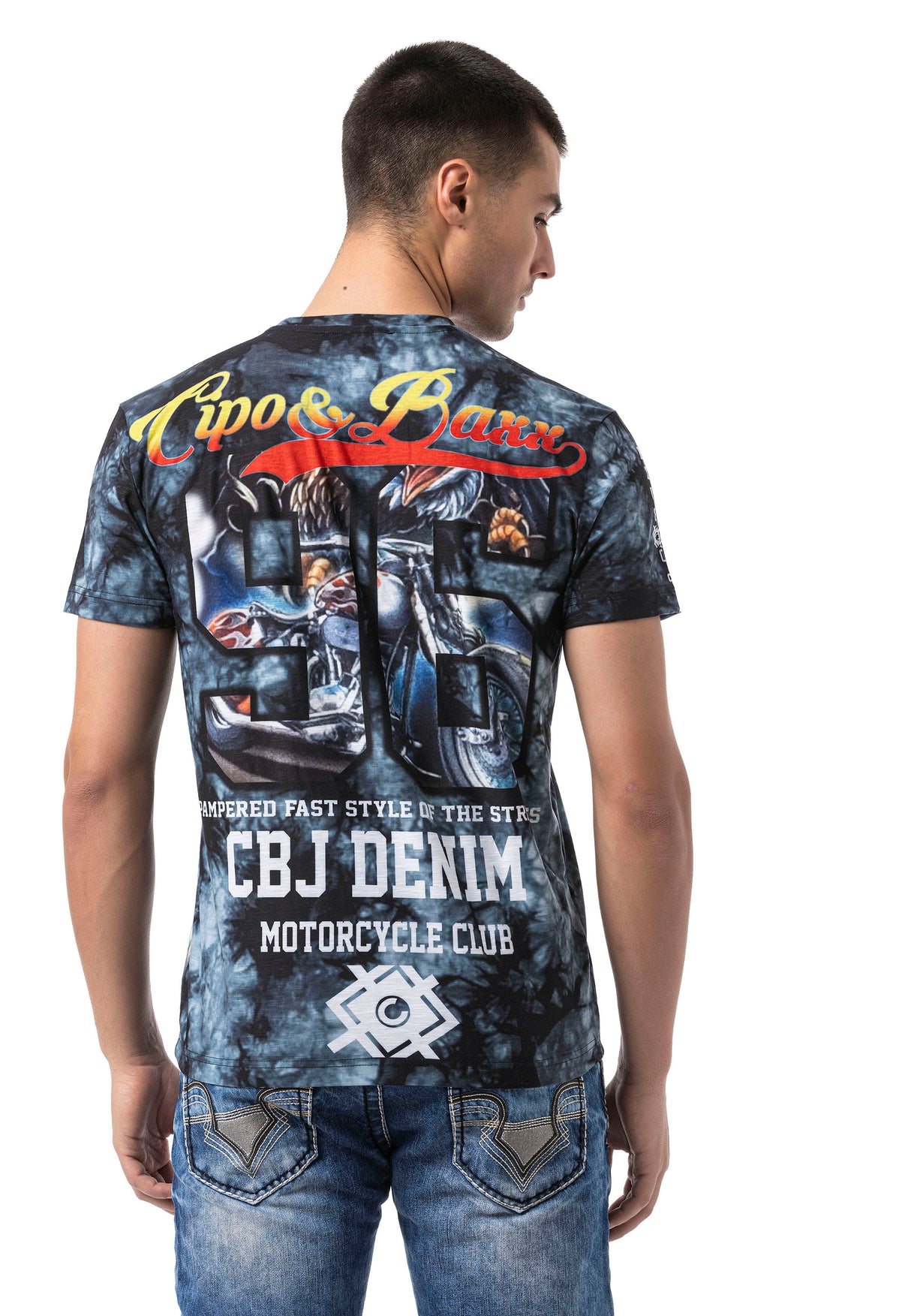 CT821- Herren T-Shirt mit Rundhals | Regular Fit | Digitaldruck